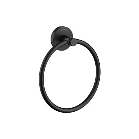 Полотенцедержатель кольцо Aquatek Европа AQ4112MB чёрный