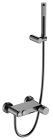 Смеситель для ванны/душа (короткий излив) Boheme Stick Gun Metal Touch 123-GM.2 gun metal латунь Водяной