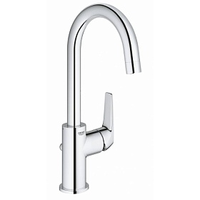 Смеситель для умывальника (раковины) Grohe BauFlow 23753000 хром латунь