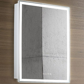 Зеркало-шкаф Azario Киото 60 белое LED подсветка LED-00002358 Водяной