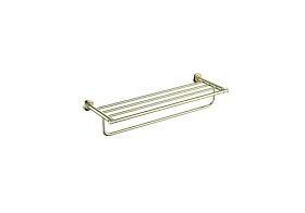 Полка для полотенец латунь Aquatek Классик золото AQ4515PG