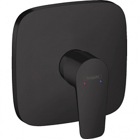 Смеситель для душа (внешняя часть) Hansgrohe Talis E 71765670 чёрный латунь