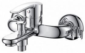 Смеситель для ванны/душа (короткий излив) D&K DA1363201 хром латунь Водяной