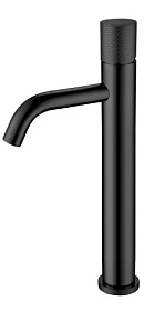 Смеситель для умывальника (раковины) Boheme Stick Touch Matt Black 122-BB.2 чёрный латунь