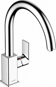 Смеситель для кухни (мойки) Hansgrohe Vernis Shape M35 71871000 хром латунь