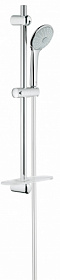 Душевая стойка с лейкой и шлангом Grohe Euphoria Massage 600 мм d115 мм круглая 3-х реж. с мыльницей 27243001 хром Водяной