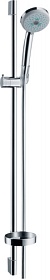 Душевая стойка с лейкой и шлангом Hansgrohe Croma 100 Multi 958 мм d580х260 мм круглая 3-х реж. 27774000 хром