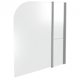 Шторка на ванну жёст. 100х140 Good Door HS-100-C-CH Screen ПД00084 распашная 