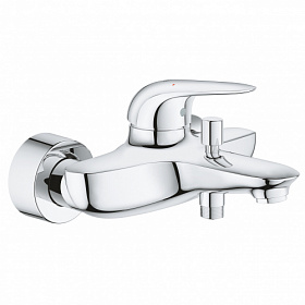 Смеситель для ванны/душа (короткий излив) Grohe Eurostyle 23726003 хром латунь Водяной