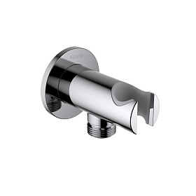 Шланговое подключение для душа с держателем для лейки Aquatek AQ2460CR латунь хром хром
