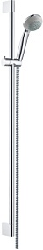 Душевая стойка с лейкой и шлангом Hansgrohe Crometta 85 Vario 900 мм d580х260 мм круглая 2-х реж. 27762000 хром