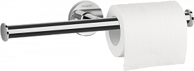 Держатель для туалетной бумаги скоба без крышки Hansgrohe Logis Universal 41717000 хром Водяной