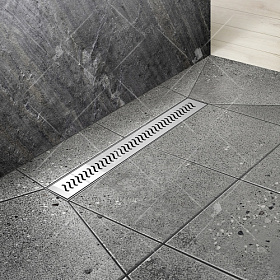 Водоотводящий жёлоб RGW Shower Drain SDR-01-E1 решётка перфорированная хром матовый 21210180-01