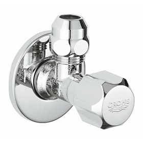 Кран угловой вентиль 1/2"х3/8" НР-НР вентиль для подкл.смесителя Grohe 2201700M