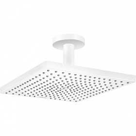 Лейка верхнего душа Hansgrohe Raindance E 26250700 d300х300 мм 1-реж. белая квадратная
