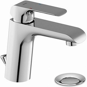 Смеситель для умывальника (раковины) Ravak Flat X070117 хром латунь