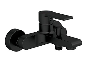 Смеситель для ванны/душа (короткий излив) Cersanit Brasko Black 63108 чёрный латунь