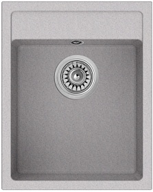 Мойка для кухни Longran Ultra ULS400.500 - 47 Arena прямоуг. 40х50 глуб. 20см вып. 3 1/2" (врезная) арена