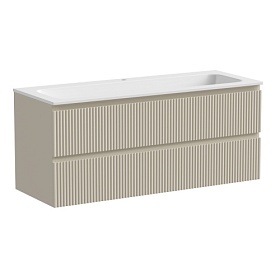 Тумба под раковину Sancos Snob R 120 подвесная 2 выдв.ящ. beige soft SNR120CE