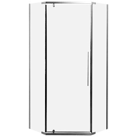Душевой уголок поддон отдельно 90х90 угловой (пятиугольный) Avacan PC 90 Chrome PC90
