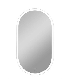 Зеркало Viant Марсель 65х100 белое LED подсветка VMAR65100-ZLED Водяной