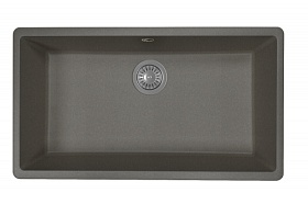 Мойка для кухни Florentina Вега 700 22.435.E0700.102 прямоуг. 74х42 глуб. 20см вып. 3 1/2" (подстольная) чёрная