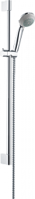 Душевая стойка с лейкой и шлангом Hansgrohe Crometta 85 Vario 669 мм d85 мм круглая 2-х реж. 27763000 хром