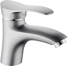 Смеситель для умывальника (раковины) Haiba HB01 HB1001-1 хром латунь Водяной