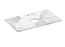 Столешница Cersanit Stone Life 80 керамогранит 63855 белая Водяной