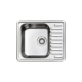 Мойка для кухни Iddis Strit S STR58SDi77S прямоуг. 58,5х48,5 глуб. 18см (толщ.0,8мм) вып. 3 1/2" (врезная) крыло универсал хром Водяной
