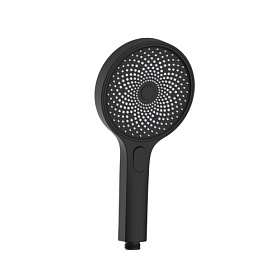 Лейка для душа Iddis SpaHome 3-х реж. d130 мм SPA3F0Bi18 чёрная круглая Водяной