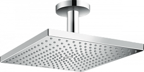 Лейка верхнего душа Hansgrohe Raindance E 26250000 d300 мм 1-реж. хром квадратная Водяной