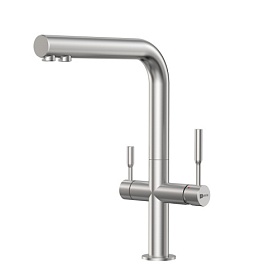 Смеситель для кухни (мойки) Lemark Expert LM5063S с переключ.для фильтра питьевой воды сатин нерж. сталь