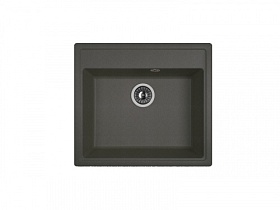 Мойка для кухни Dr.Gans Ника 570 25.070.D0570.411 прямоуг. 57х51 глуб. 20см вып. 3 1/2" (врезная) графит
