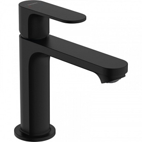 Смеситель для умывальника (раковины) Hansgrohe Rebris S 72517670 чёрный латунь