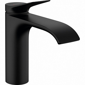 Смеситель для умывальника (раковины) Hansgrohe Vivenis 75022670 чёрный латунь Водяной