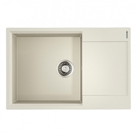 Мойка для кухни Omoikiri Daisen 78-LB-PA 4993688 прямоуг. 78х51 глуб. 23см (толщ.10мм) вып. 3 1/2" (врезная) крыло универсал пастила