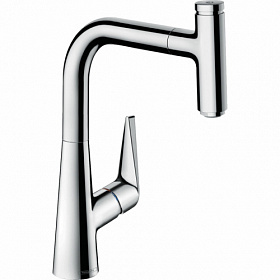 Смеситель для кухни (мойки) Hansgrohe Talis Select S 72822000 вытяжной излив хром латунь