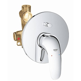 Смеситель для душа внеш. и скрытая часть (в сборе) Grohe Eurostyle 23730003 хром латунь