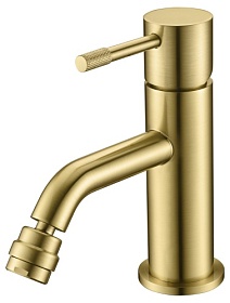 Смеситель для биде Boheme Uno 466-MG matt gold латунь