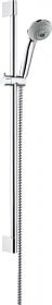 Душевая стойка с лейкой и шлангом Hansgrohe Crometta 85 Multi/Unica'Crometta 669 мм d85 мм круглая 3-х реж. 27767000 хром