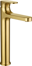 Смеситель для умывальника (раковины) Boheme Spectre 452-MG matt gold латунь Водяной