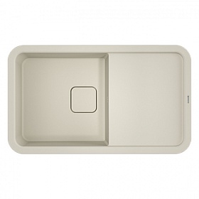 Мойка для кухни Omoikiri Tasogare 86-PA 4993457 прямоуг. 86х51 глуб. 23см (толщ.10мм) вып. 3 1/2" (врезная) крыло универсал пастила