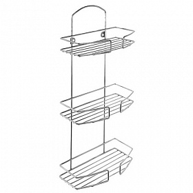 Полка 3-ая металл Milardo Shelf прямая хром 013W030M44 Водяной