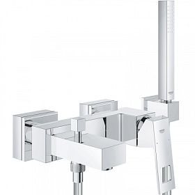 Смеситель для ванны/душа (короткий излив) Grohe Eurocube 23141000 хром латунь