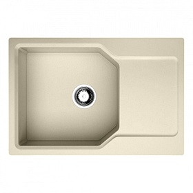 Мойка для кухни Omoikiri Yonaka 78-LB-BE 4993335 прямоуг. 78х51 глуб. 20,7см (толщ.10мм) вып. 3 1/2" (врезная) крыло универсал ваниль