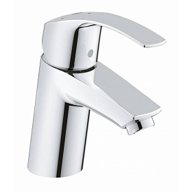 Смеситель для умывальника (раковины) Grohe Eurosmart New 32154002 хром латунь