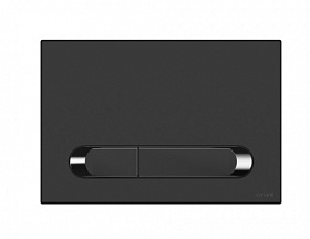 Кнопка смыва (клавиша) для инсталляции Cersanit Estetica прямоугольная чёрная матовая 64112 Водяной