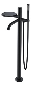 Смеситель для ванны/душа (короткий излив) Boheme Stick Black Touch Black 129-BB.2 чёрный латунь Водяной