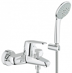 Смеситель для ванны/душа (короткий излив) Grohe Eurodisc Cosmopolitan 33395002 хром латунь Водяной